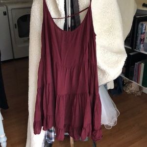 Maroon Brandy Melville Dress